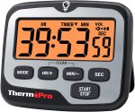ThermoPro TM01 Kitchen Timers for Cooking with Count Up Countdown Timer, Digital Timer for Kids Students with Touch Backlight, Study Timers for Classroom Teacher Supplies ThermoPro TM01 Kitchen Timers for Cooking with Count Up Countdown Timer, Digital Timer for Kids Students with Touch Backlight, Study Timers for Classroom Teacher Supplies