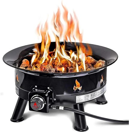 Outland Living Firebowl Smokeless Fire Pit, Round Outdoor Portable Propane Gas Fire Pit with UV and Weather Resistant Durable Cover, 24-Inch Diameter 58,000 BTU, Black, 883 Mega, For Outside Use Outland Living Firebowl Smokeless Fire Pit, Round Outdoor Portable Propane Gas Fire Pit with UV and Weather Resistant Durable Cover, 24-Inch Diameter 58,000 BTU, Black, 883 Mega, For Outside Use