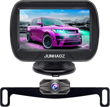 Car Rear View Camera, Backup Camera for Car, Trucks, SUVs, Pickup, 4.3-inch IPS Monitor, Night Vision, DIY Guide Lines, Front/Rear Camera Switch K4312 (K4301 4.3 inch) Car Rear View Camera, Backup Camera for Car, Trucks, SUVs, Pickup, 4.3-inch IPS Monitor, Night Vision, DIY Guide Lines, Front/Rear Camera Switch K4312 (K4301 4.3 inch)