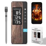 Wireless Meat Thermometer-Multi Sensors Digital Food Thermometer with Ultra-Thin Probe, App&Host Control- Accuracy Bluetooth Meat Thermometer for BBQ, Oven, Grill, Smoker Wireless Meat Thermometer-Multi Sensors Digital Food Thermometer with Ultra-Thin Probe, App&Host Control- Accuracy Bluetooth Meat Thermometer for BBQ, Oven, Grill, Smoker