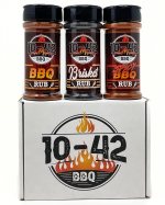 10-42 BBQ Rub Variety Pack Gift Set (No MSG)| 3 Flavors: BBQ, Spicy, and Brisket | Meat Seasoning Dry Rub Spice for Smoking & Grilling | For Beef, Steak, Chicken, Turkey & Pork Ribs | Grilling Gifts for Men 10-42 BBQ Rub Variety Pack Gift Set (No MSG)| 3 Flavors: BBQ, Spicy, and Brisket | Meat Seasoning Dry Rub Spice for Smoking & Grilling | For Beef, Steak, Chicken, Turkey & Pork Ribs | Grilling Gifts for Men