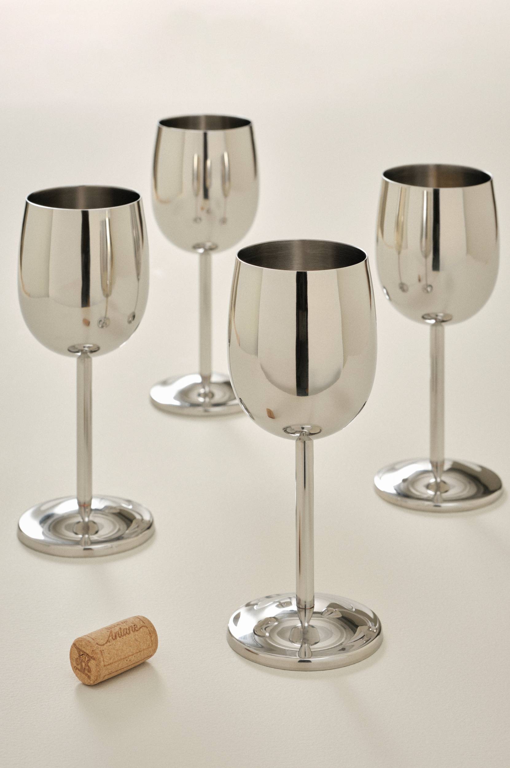 SARAI vinglas 4-pack Silver