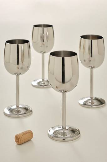 SARAI vinglas 4-pack Silver