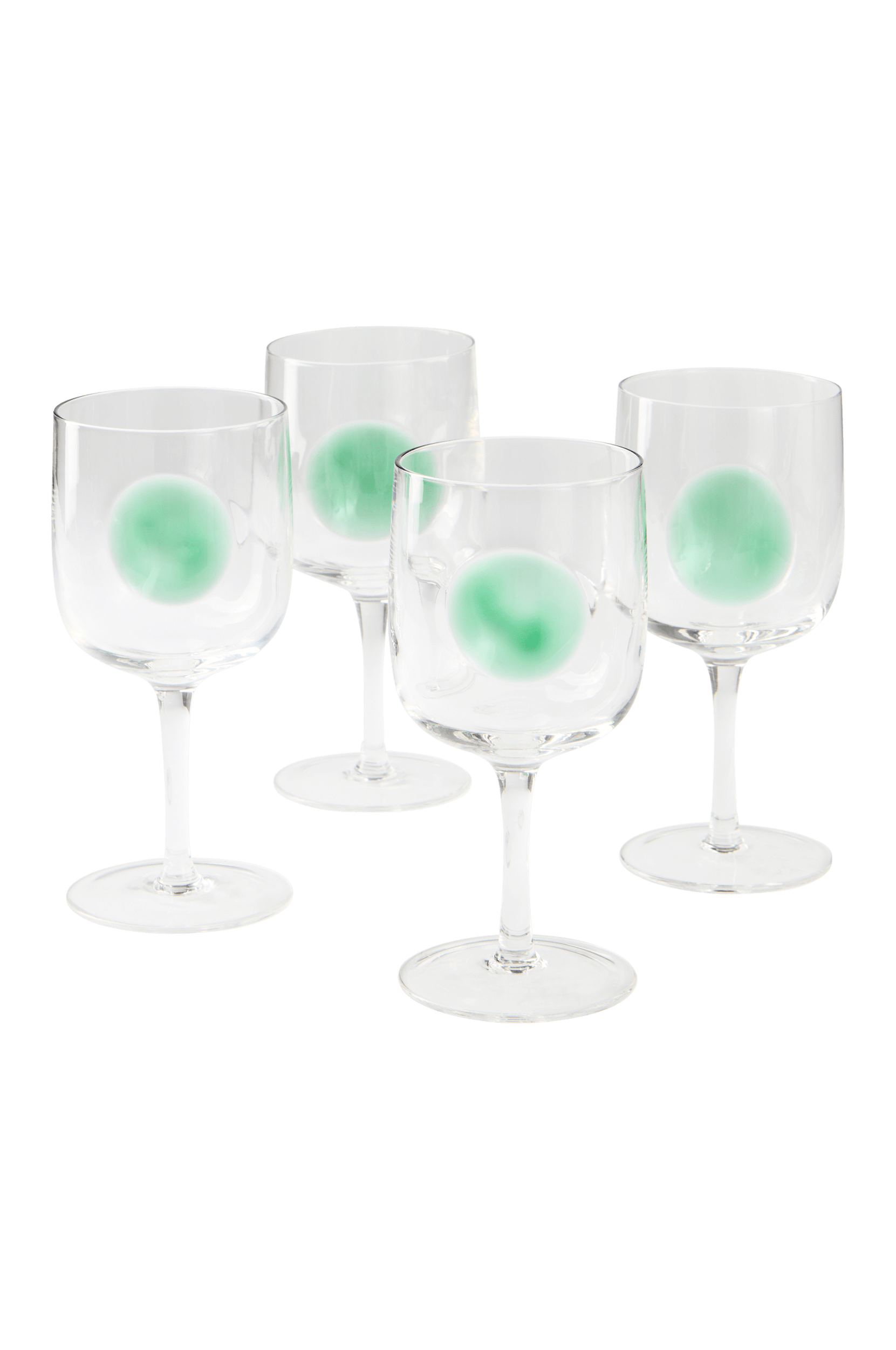 DART vinglas 4-pack Transparent/grön