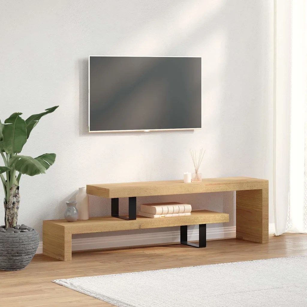 vidaXL TV-bänk massivt mangoträ