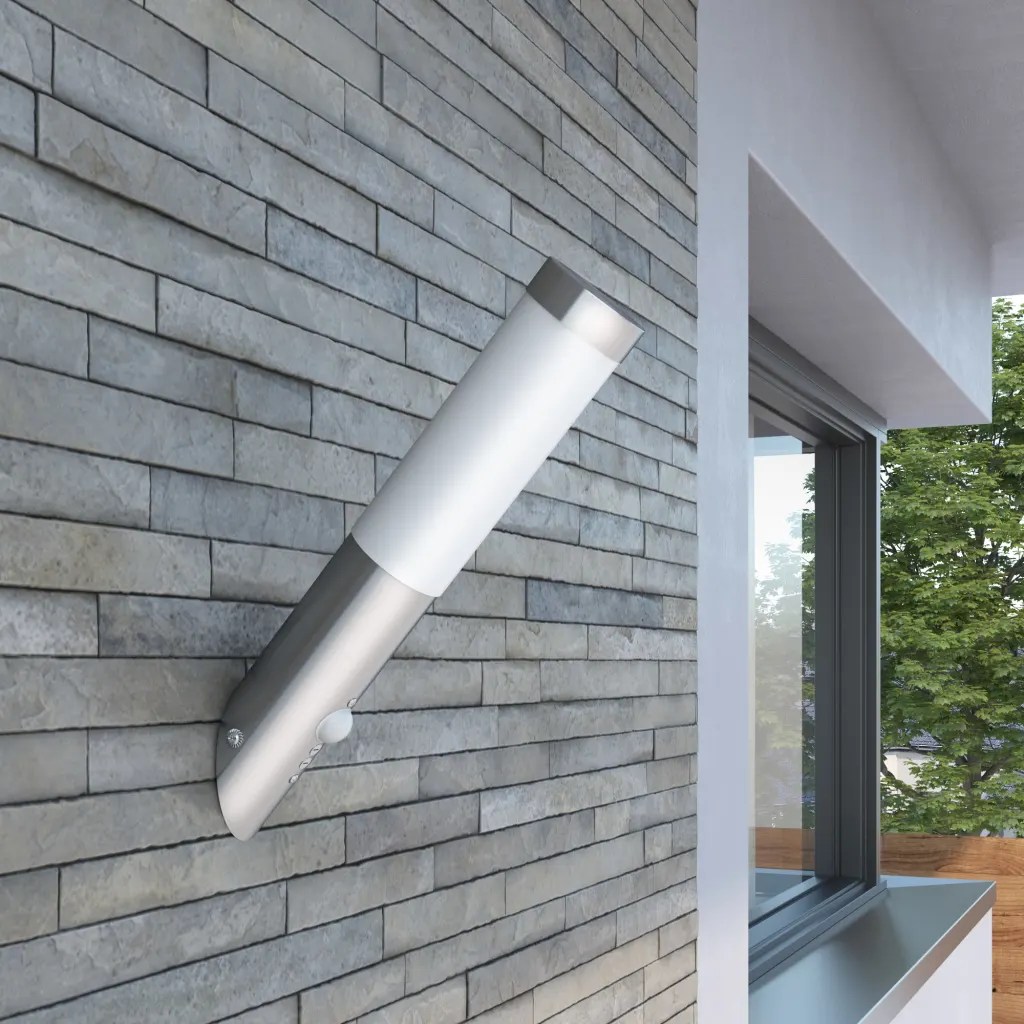 Utebelysning Enego vägglampa med rörelsedetektor