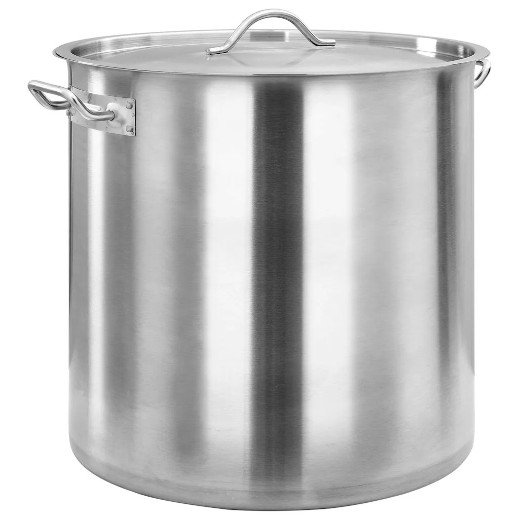 vidaXL Gryta 71 L 45×45 cm rostfritt stål