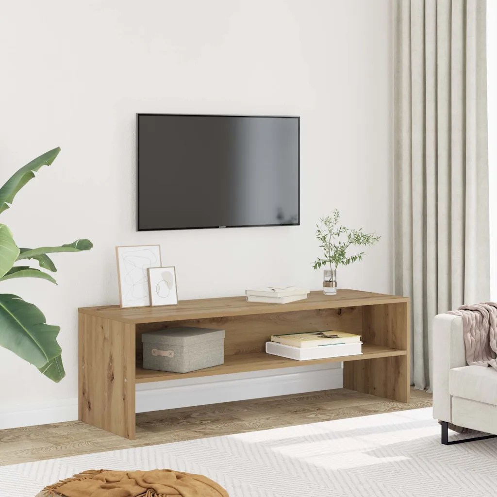 vidaXL Tv-bänk artisian ek 120x40x40 cm konstruerat trä