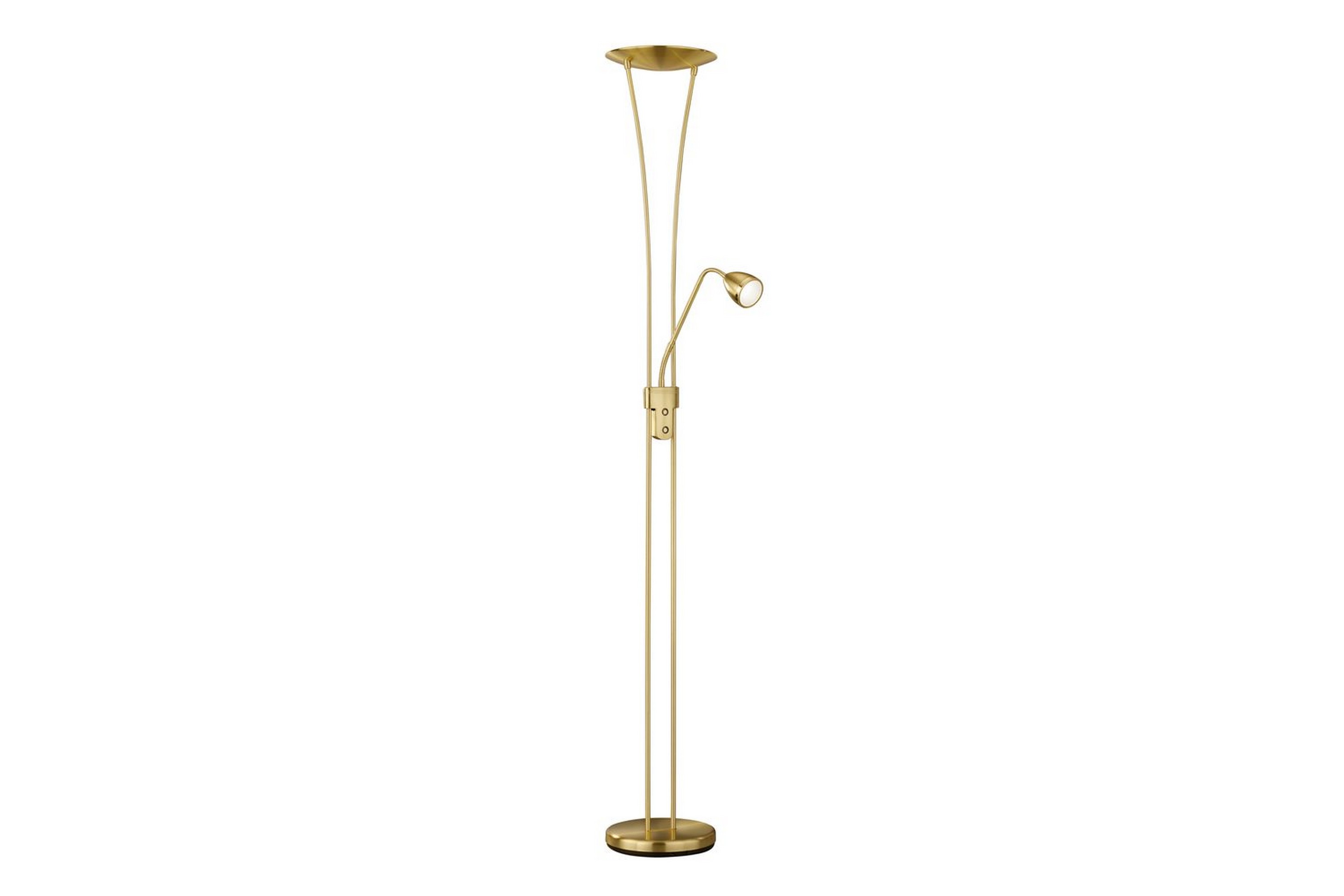 Golvlampa TRIO Arizona Mässing – Mässing
