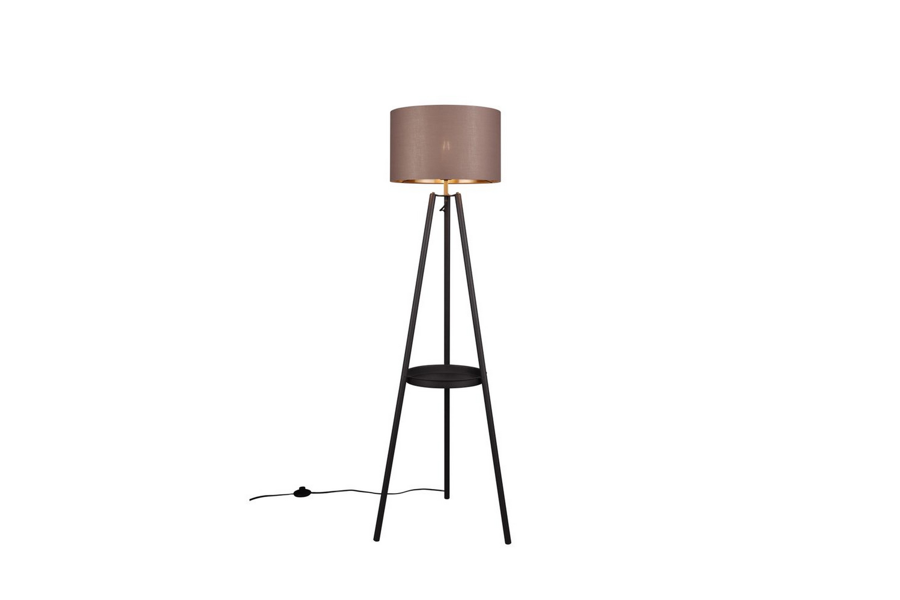 Golvlampa TRIO Colette Mattsvart – Mattsvart