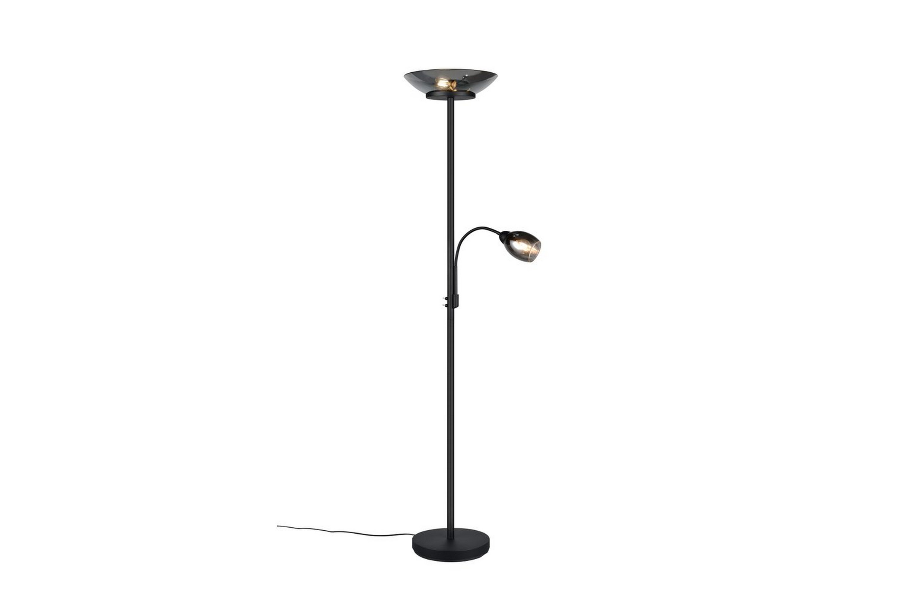 Golvlampa TRIO Gerry Mattsvart – Mattsvart
