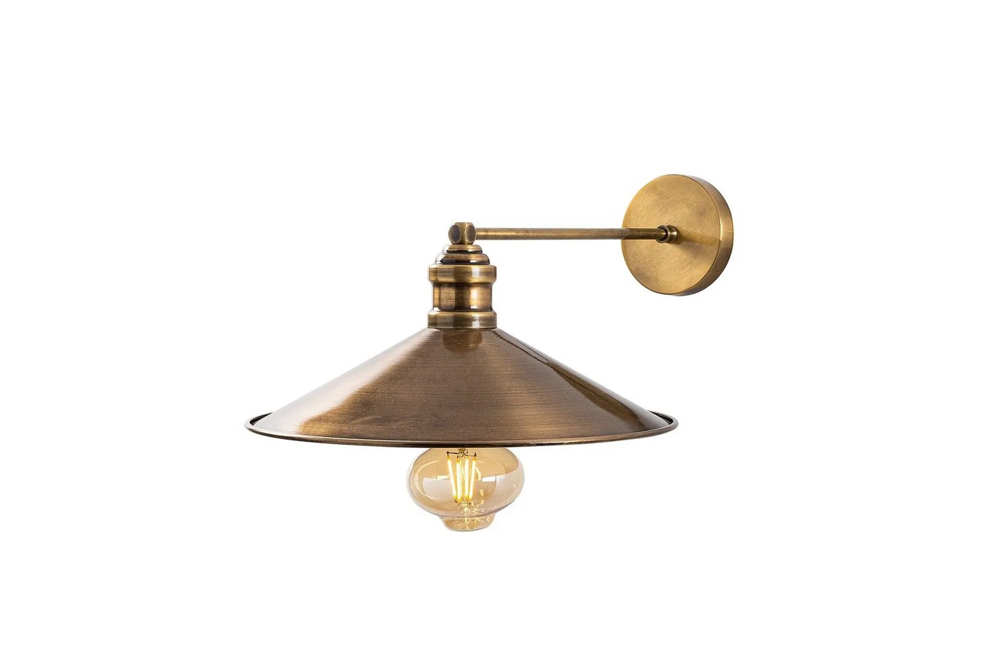 Vägglampa Chichela Tri Vintage – Koppar