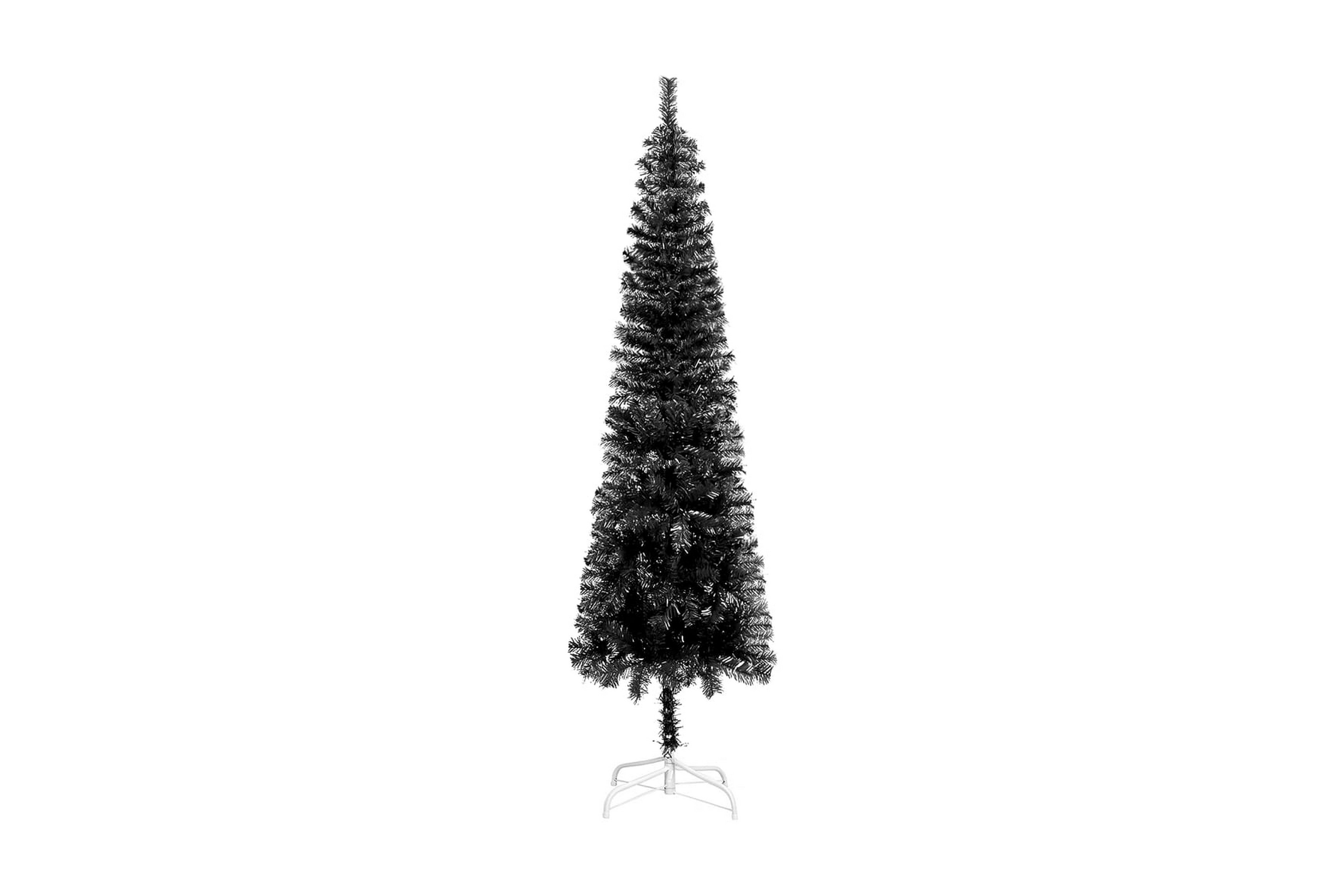 Julgran smal svart 240 cm –