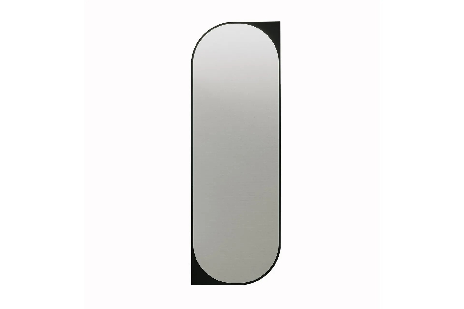 Livi Vägghängd Spegel Oval 52 cm Svart –