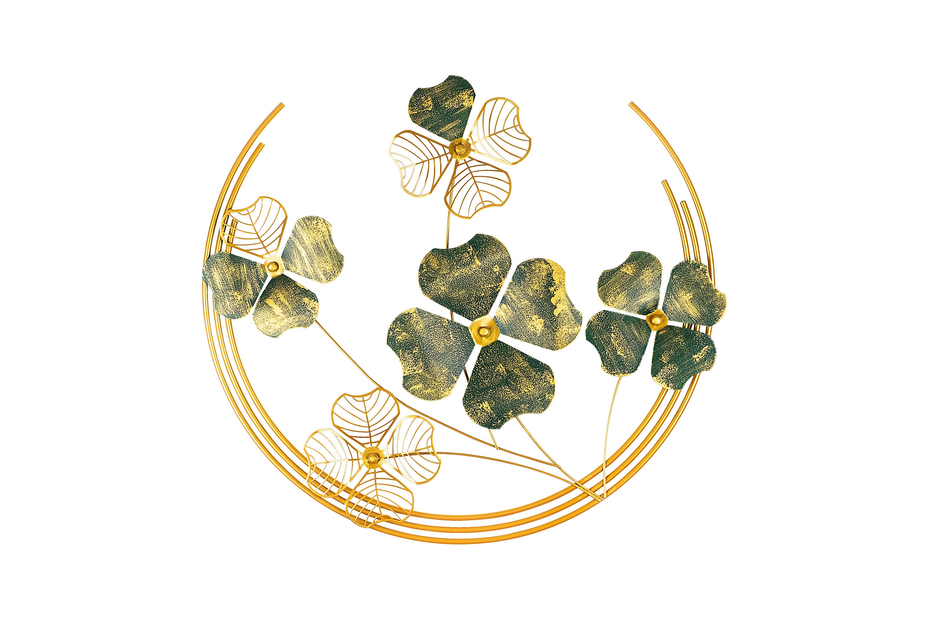 HAIYANG Väggdekor Grön/Guld –