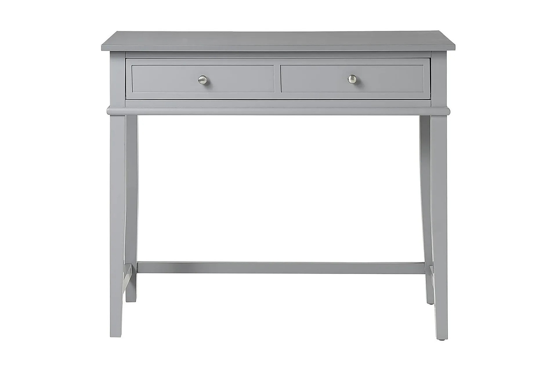 FRANKLIN Skrivbord 90 cm med Förvaring Låda Grå – Dorel Home