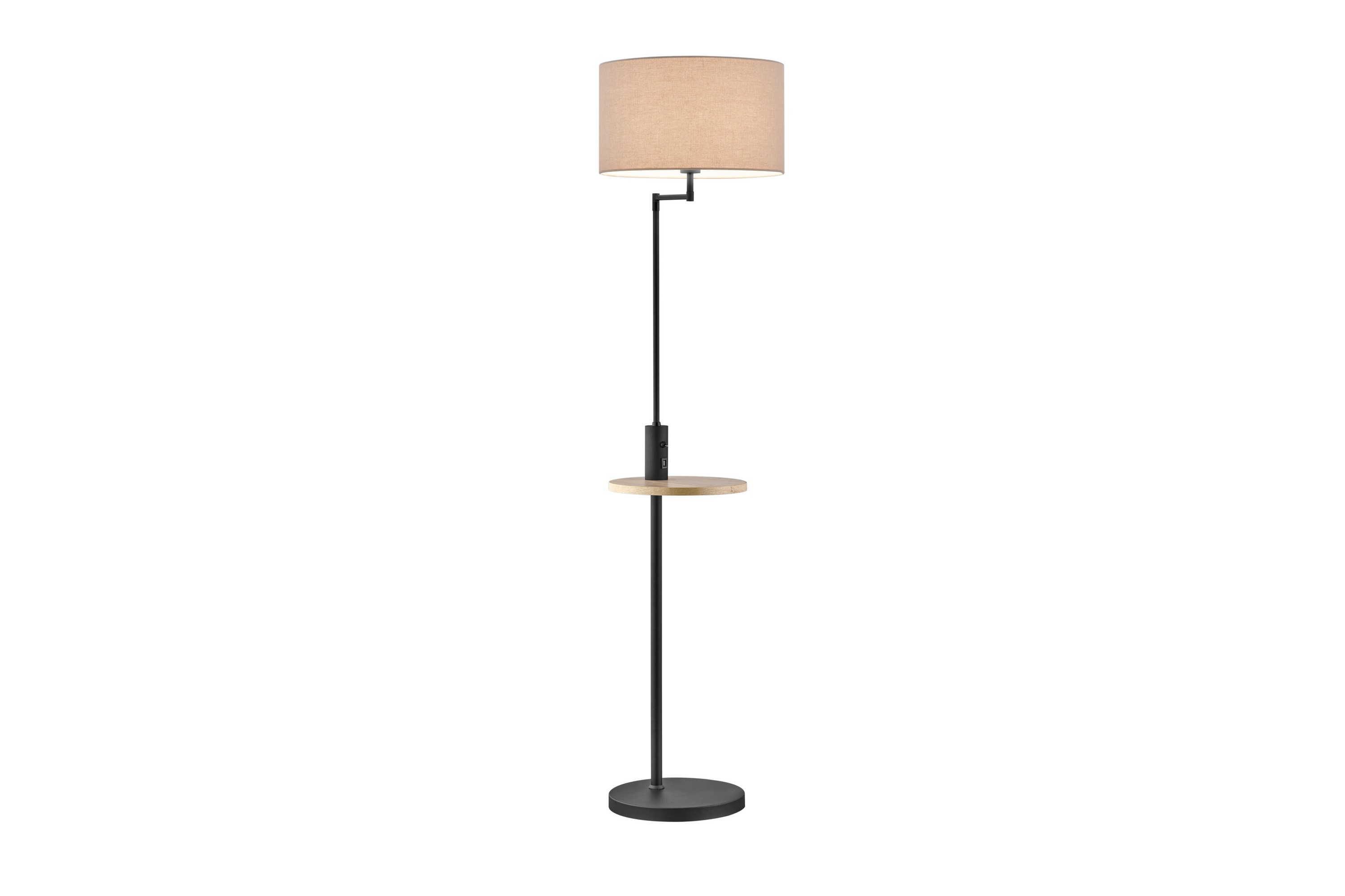 CLAAS Golvlampa E27 mattsvart – Matt svart