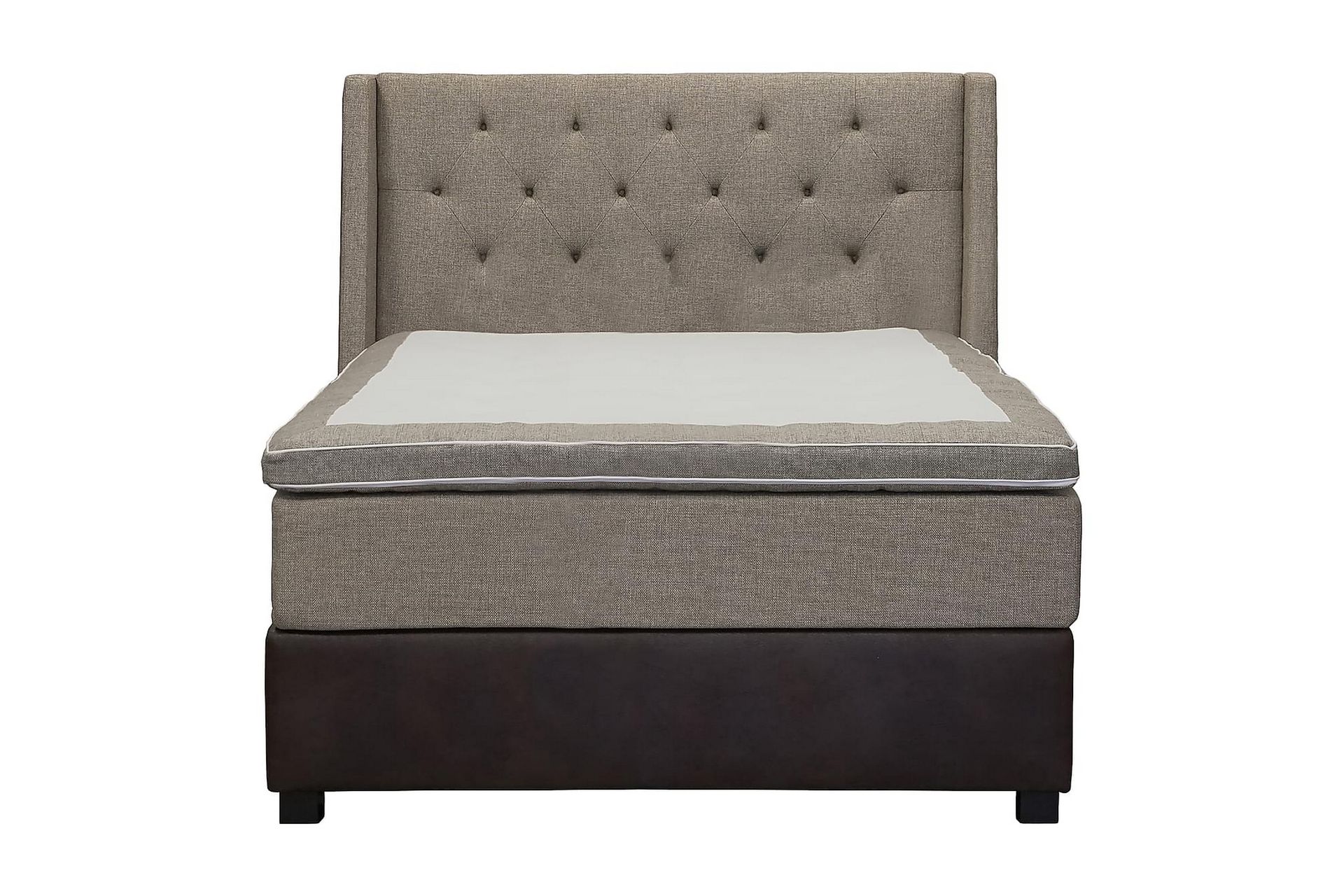 AUSTIN Kontinentalsäng 120×200 (+Fler val) Beige/Brun –