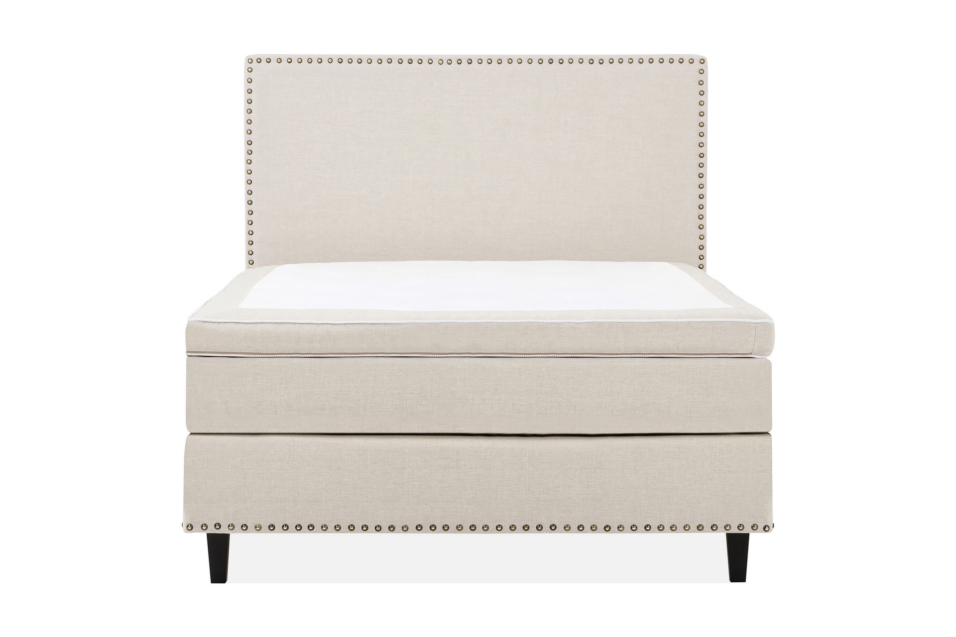 BELLINO Kontinentalsäng 140 Gavel Beige –