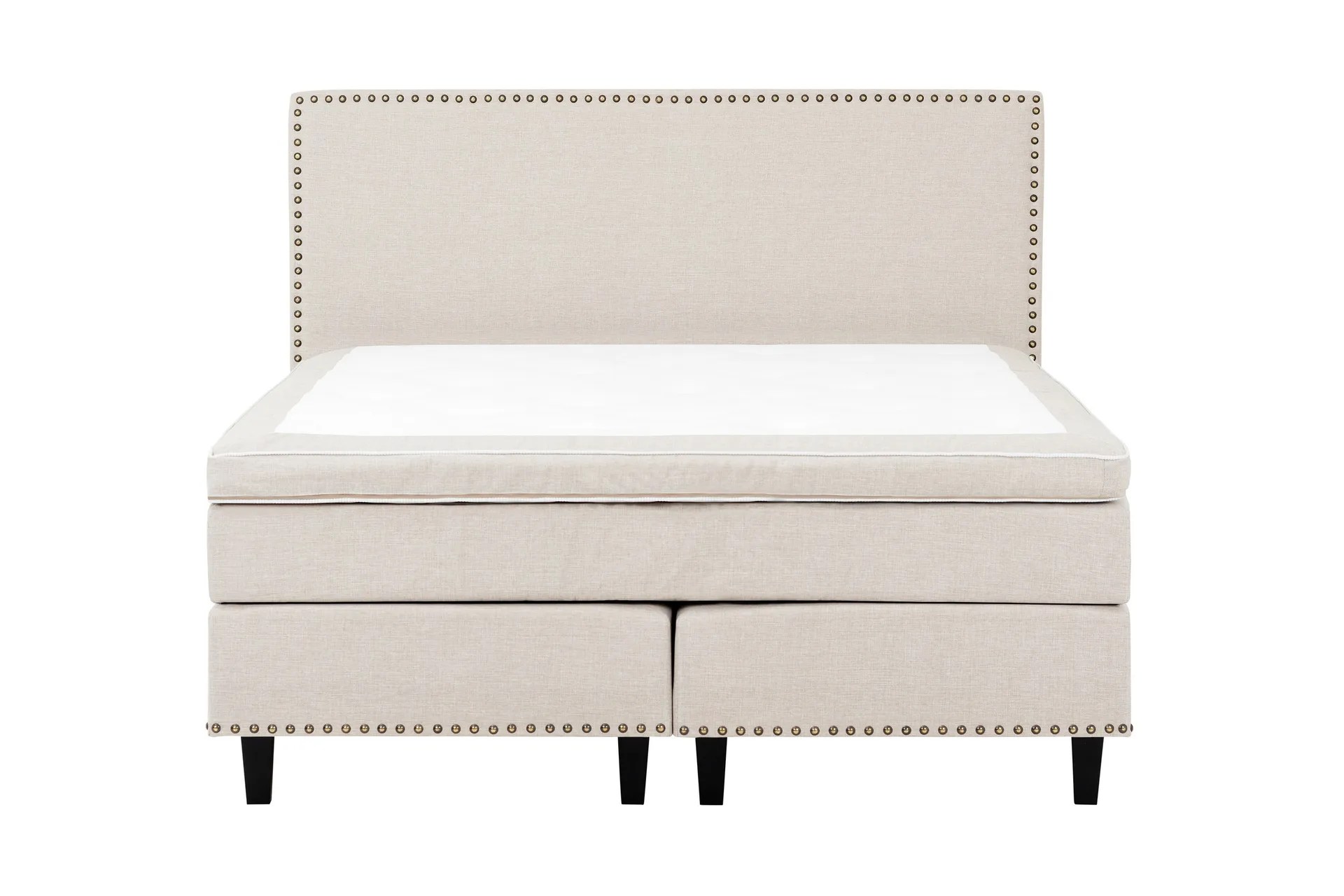 BELLINO Kontinentalsäng 160 Beige –