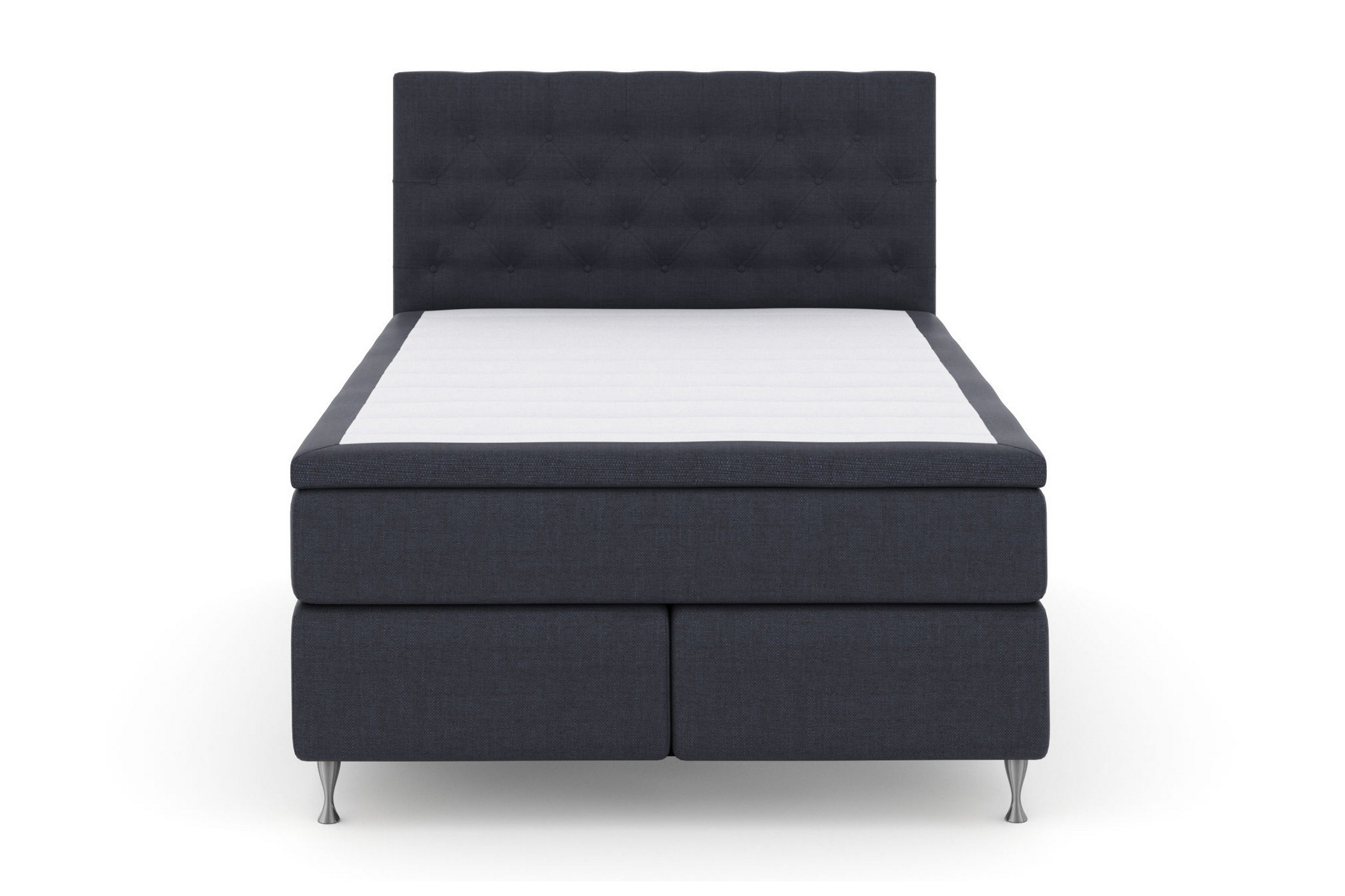 LEXI No 4 Kontinentalsäng 140 Fast/Medium Blå/Silver –