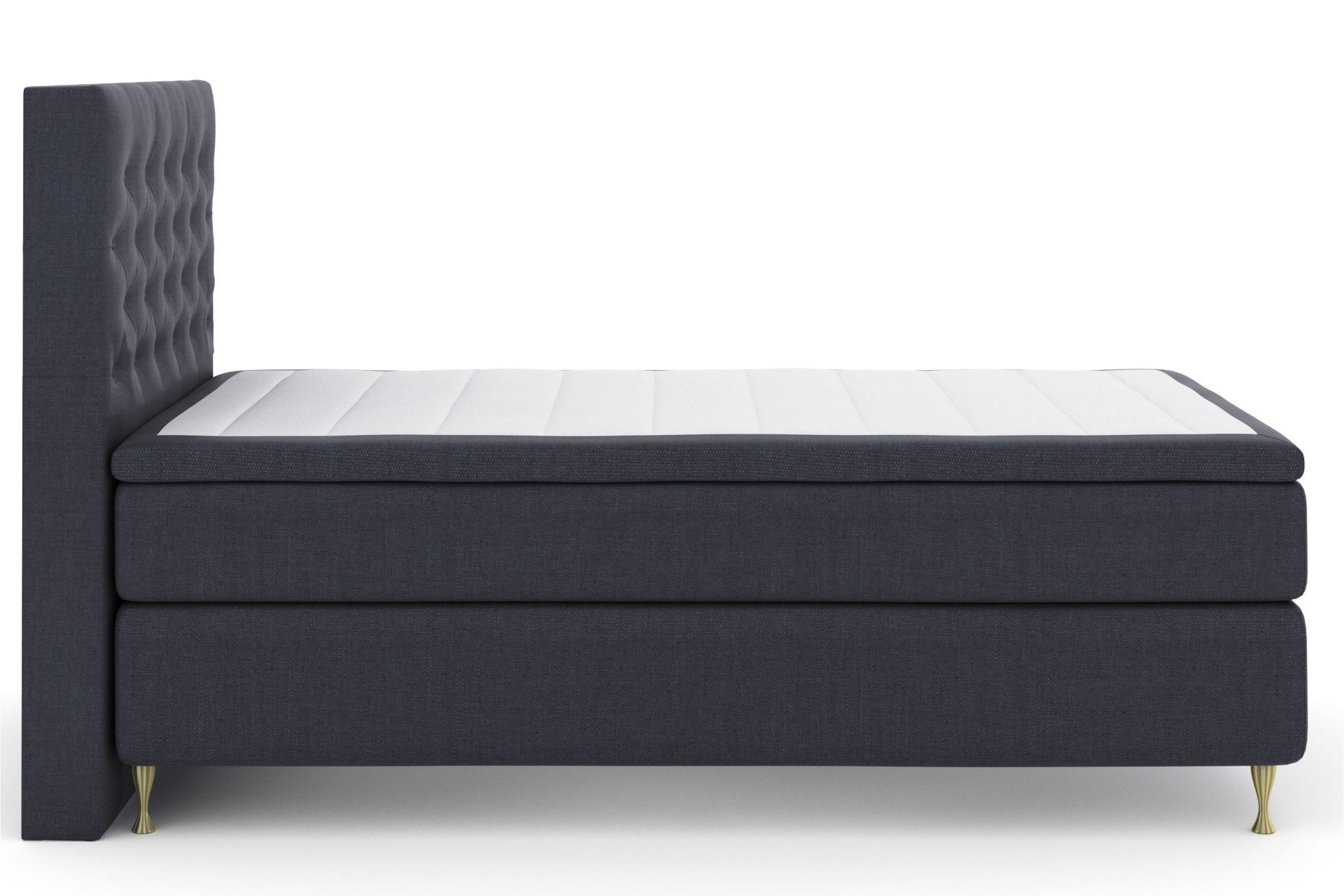 LEXI No 5 Kontinentalsäng 120 Fast Latex Blå/Guld –