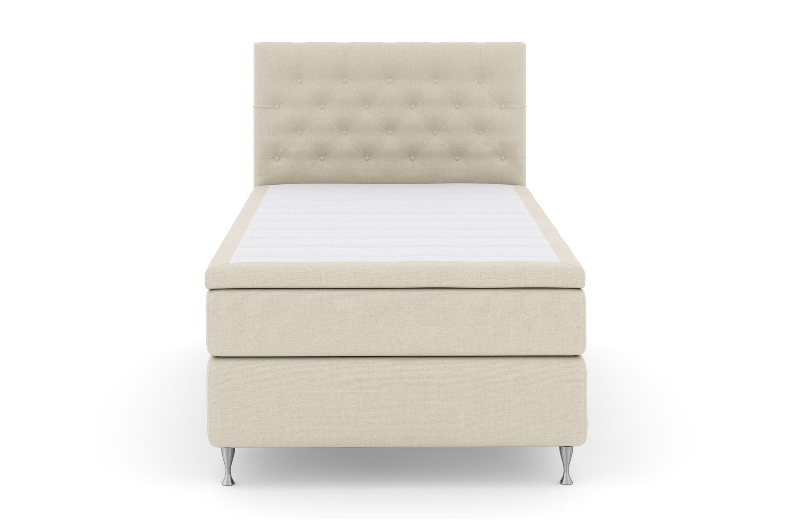 LEXI No 6 Kontinentalsäng 120 Fast Latex/Memory Beige –