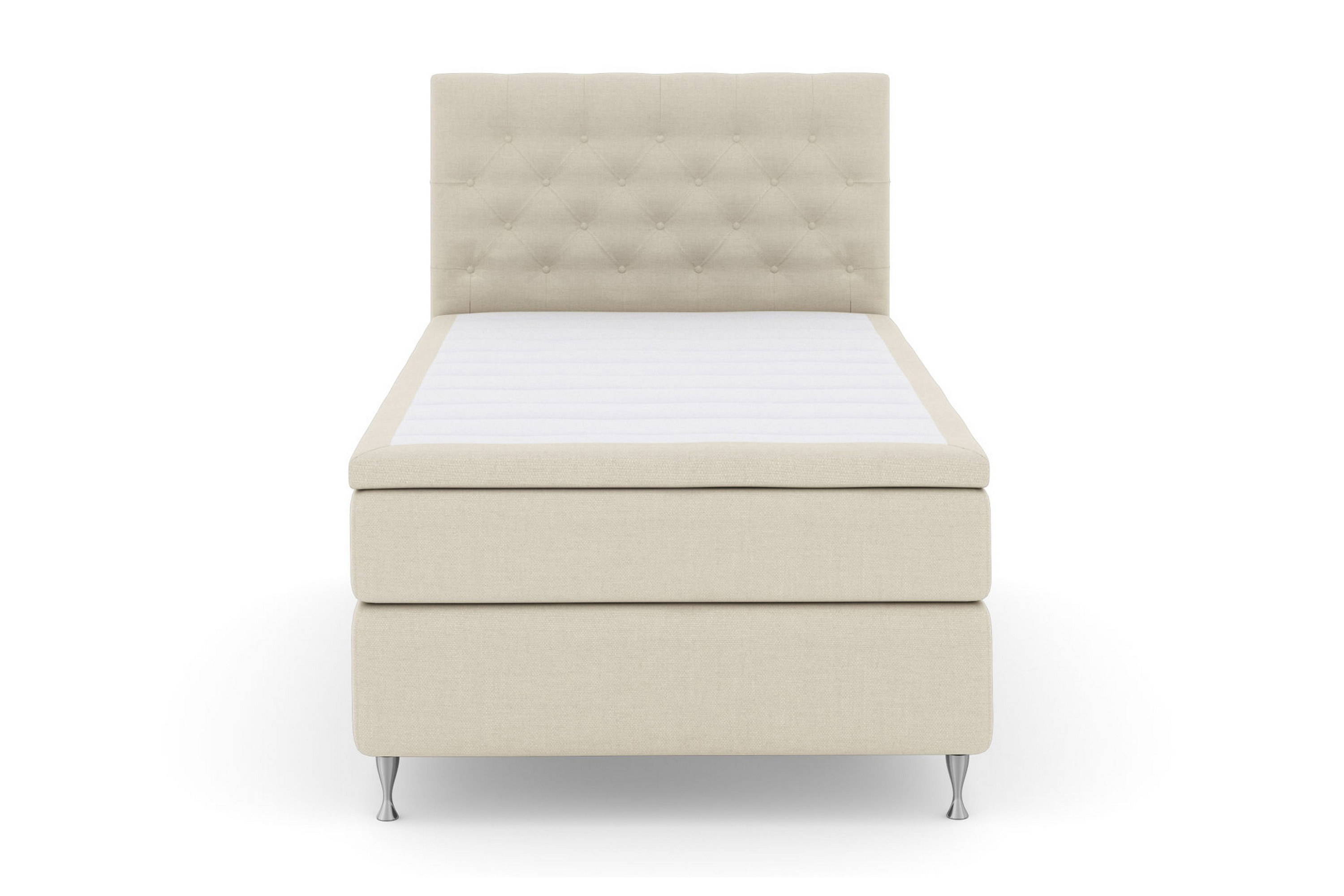 LEXI No 6 Kontinentalsäng 120 Fast Watergel Beige –