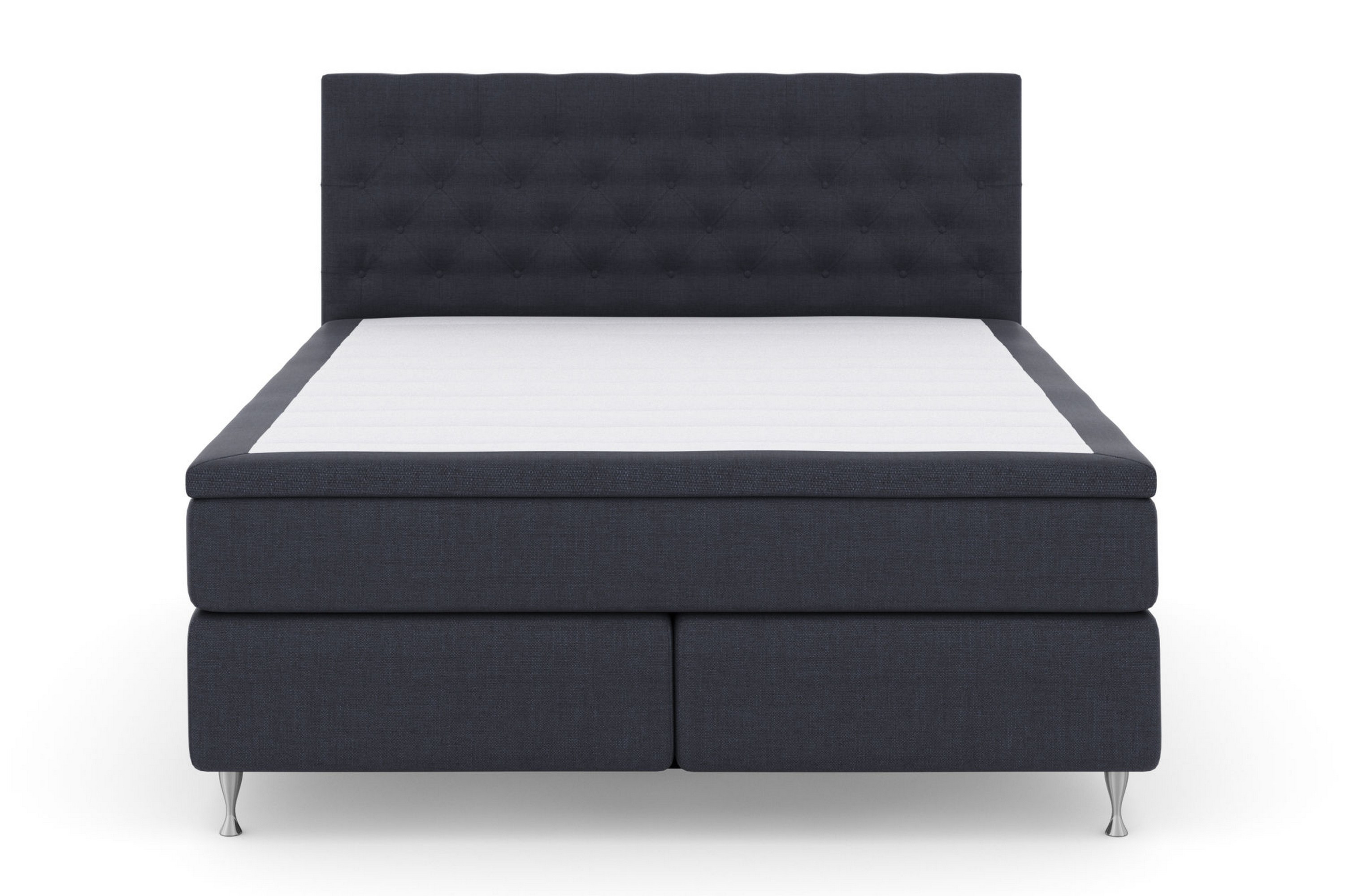 LEXI No 6 Kontinentalsäng 210 Fast Latex/Memory Blå/Silver –