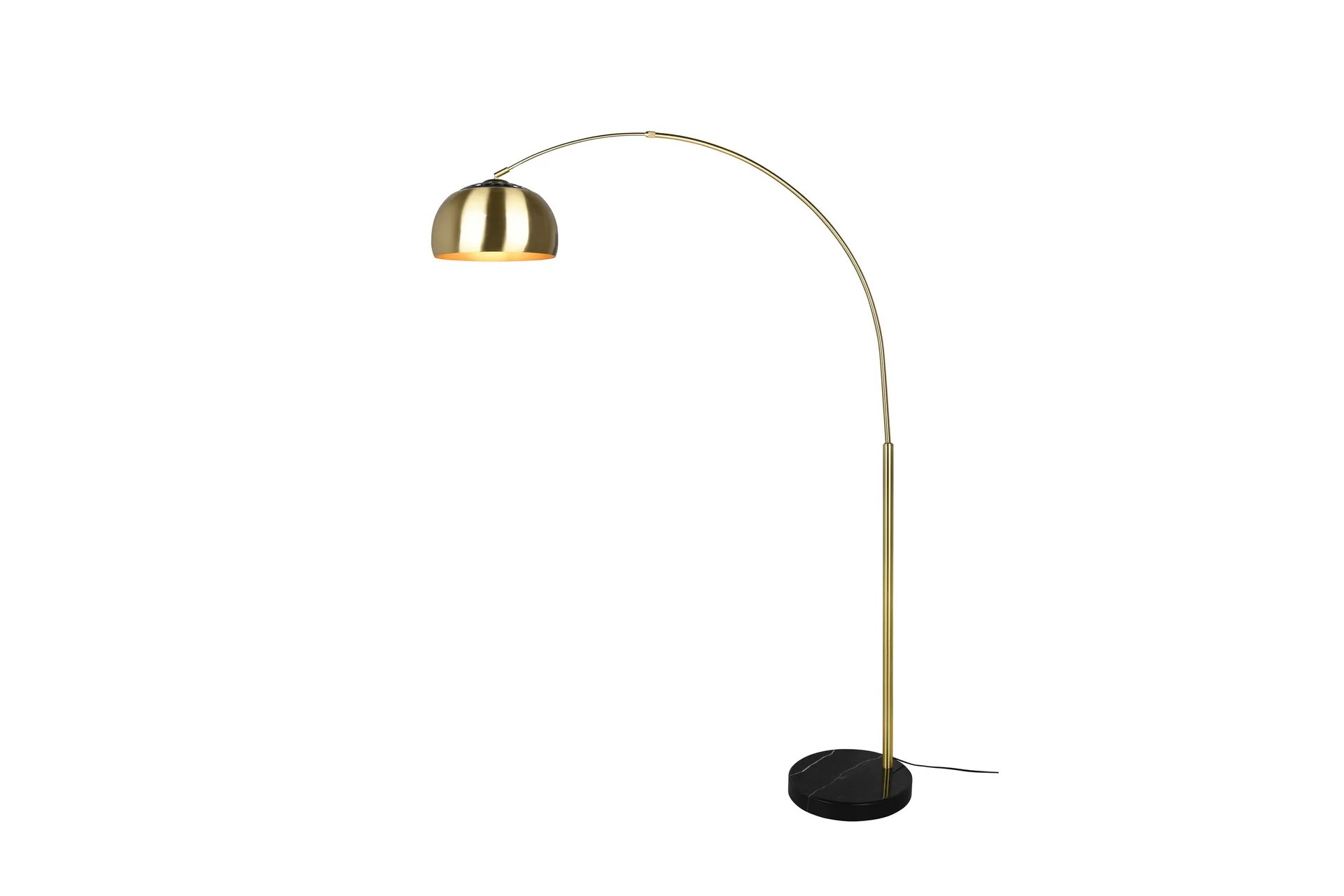 ARGENTINA Golvlampa E27 Mattmässing – Matt mässing