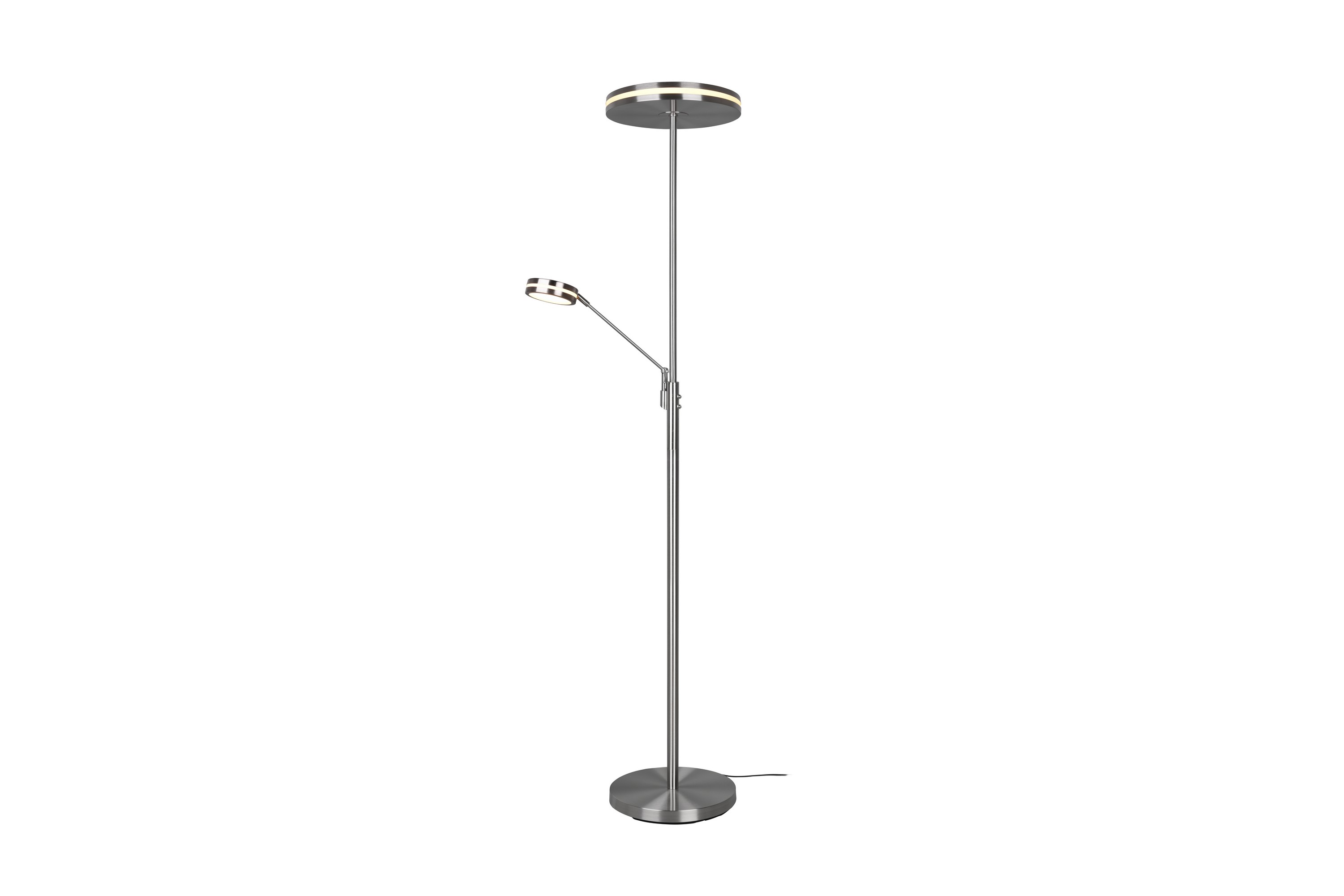 FRANKLIN LED-Golvlampa Uplighter Borstat Stål – Borstad stål