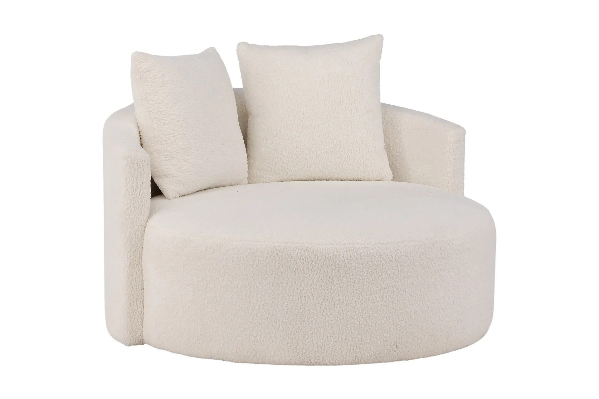 Kelso 2-sits Soffa – Beige Bouclé