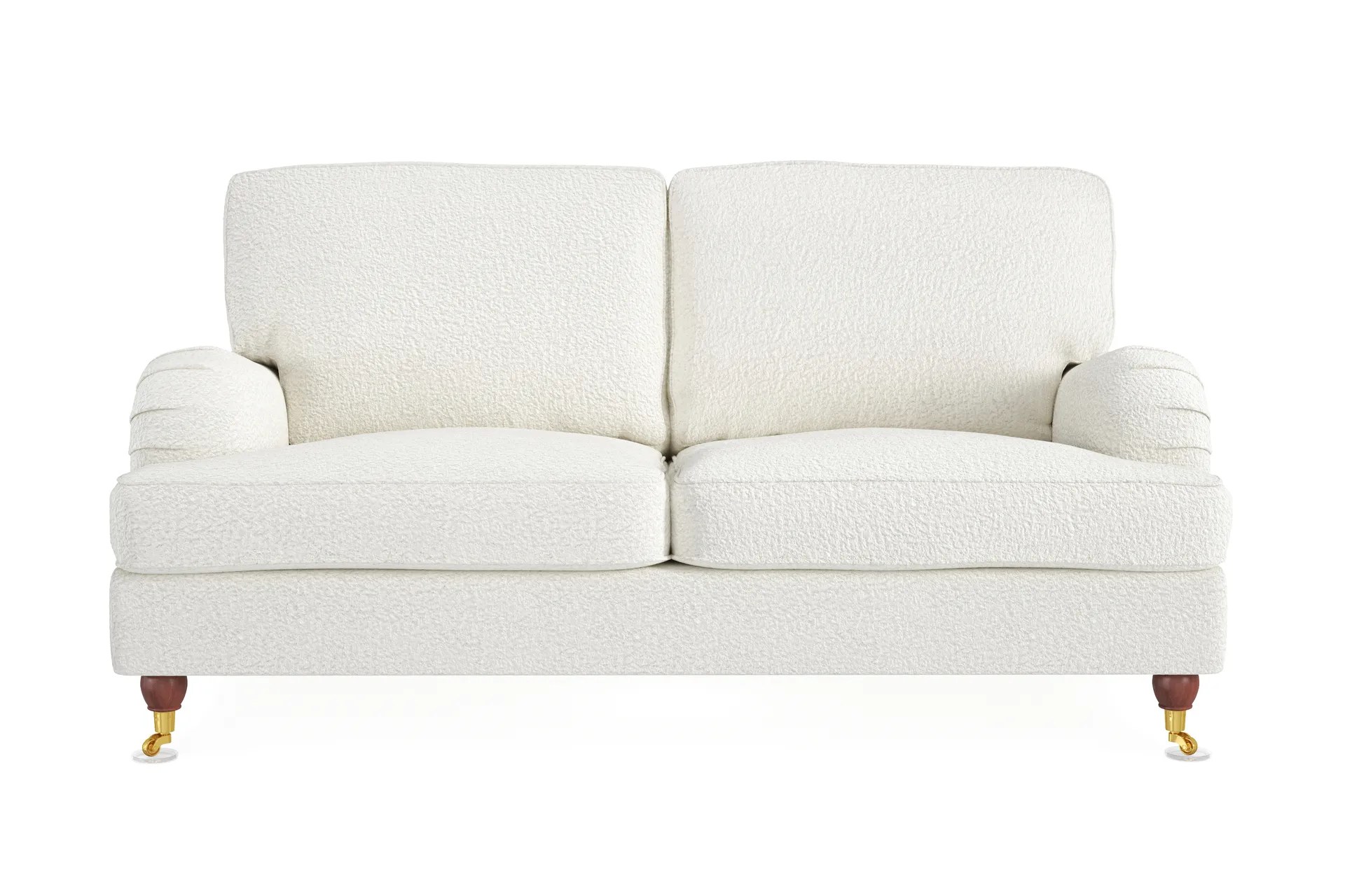 Howard Lyx 2-sits Soffa i Bouclé – Vit
