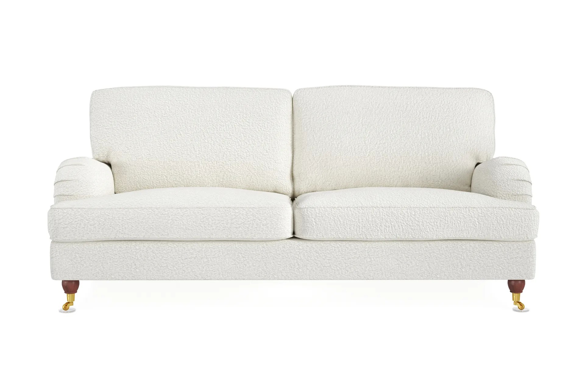Howard Lyx 3-sits Soffa i Bouclé – Vit