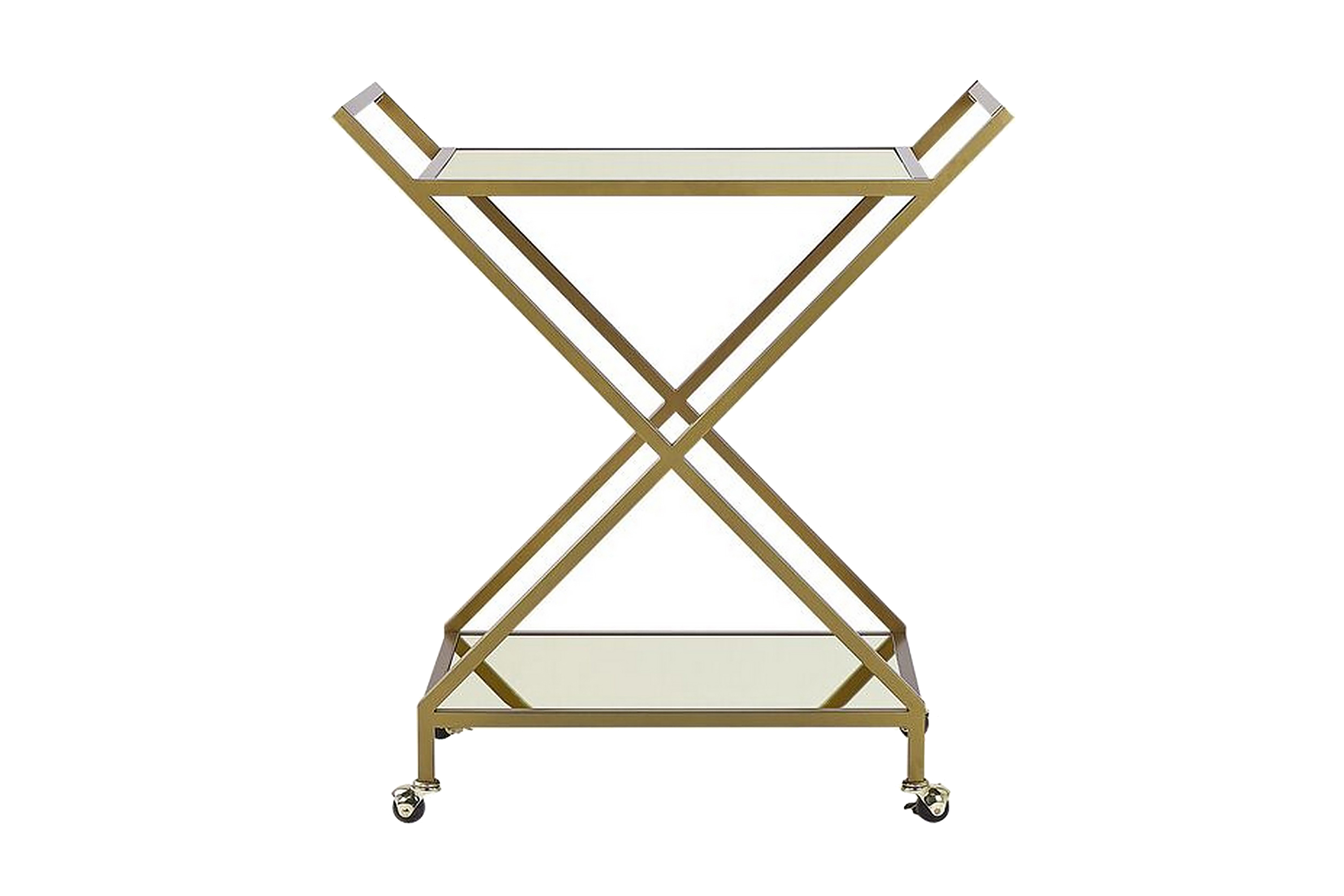 Serveringsvagn spegeleffekt/guld IVERA – Guld