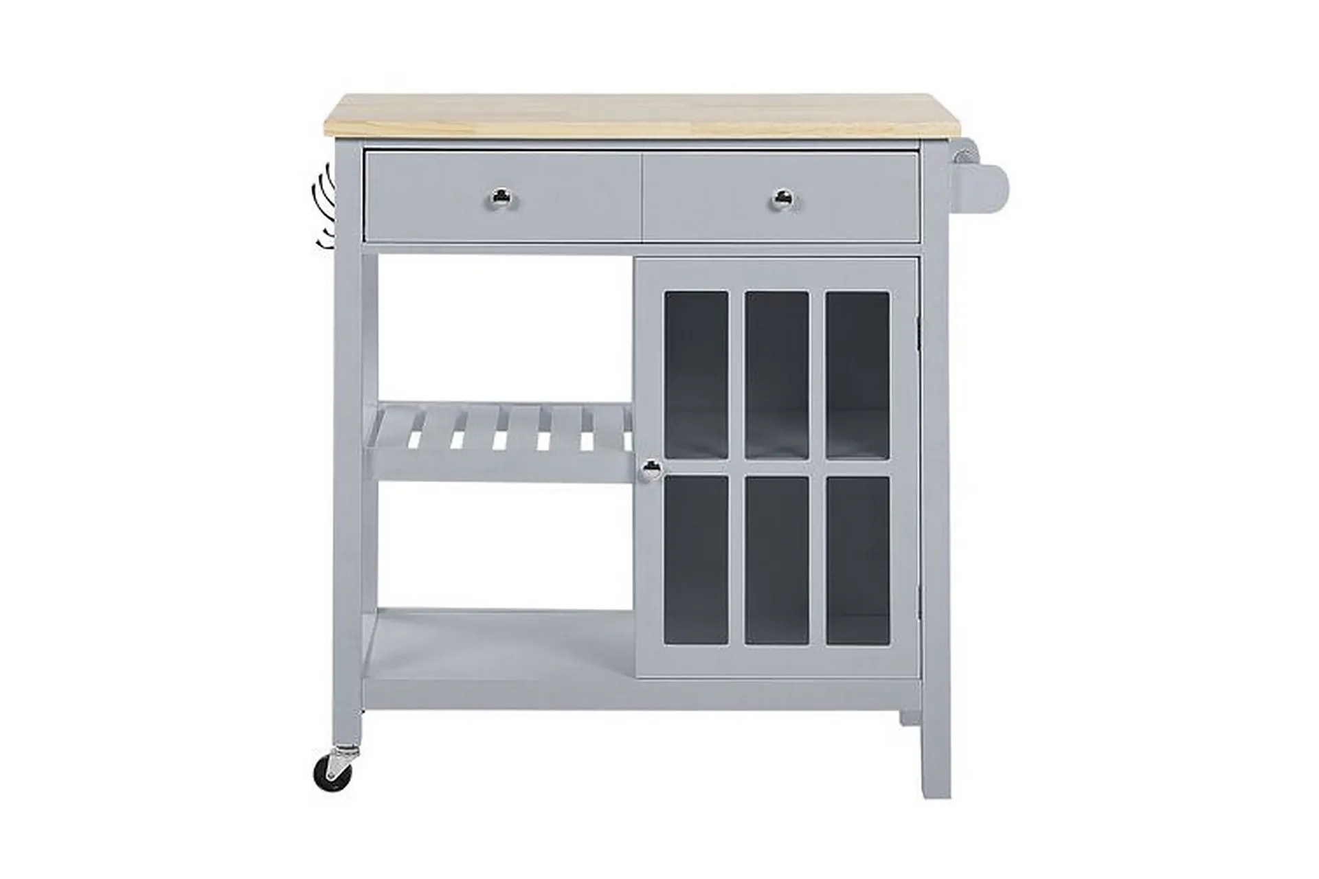 CARTAGENOVA Serveringsvagn 80 cm Grå –