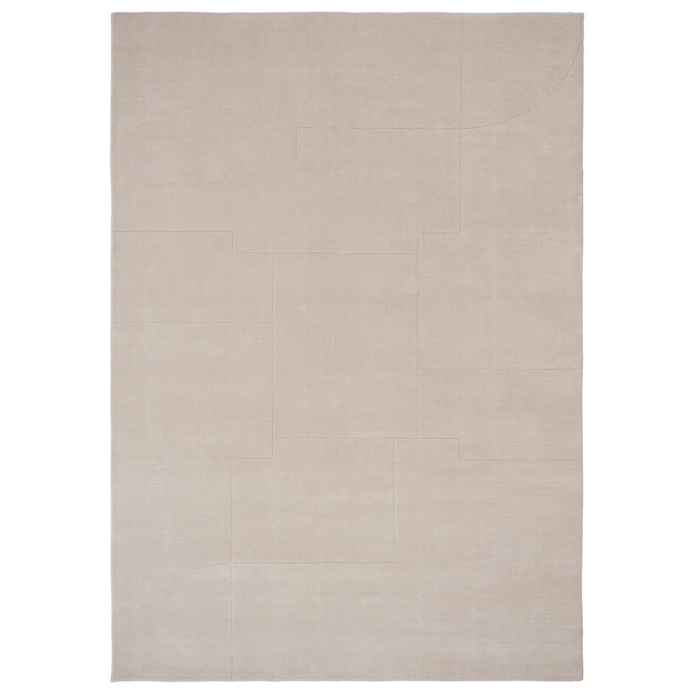 Linie Design, Geometric Maze Beige 140×200 matta