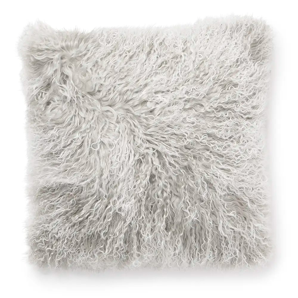 Skinnwille, Shansi Kuddfodral 40×40 cm Lightgrey