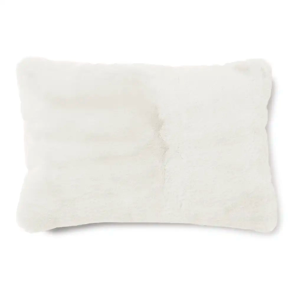 Skinnwille, Fluffy kuddfodral 40×60 cm Ivory