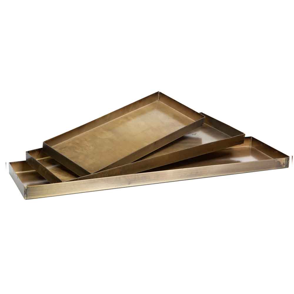Bricka Penny Antik Mässing (Modell: Medium ca 50 x 16 cm)