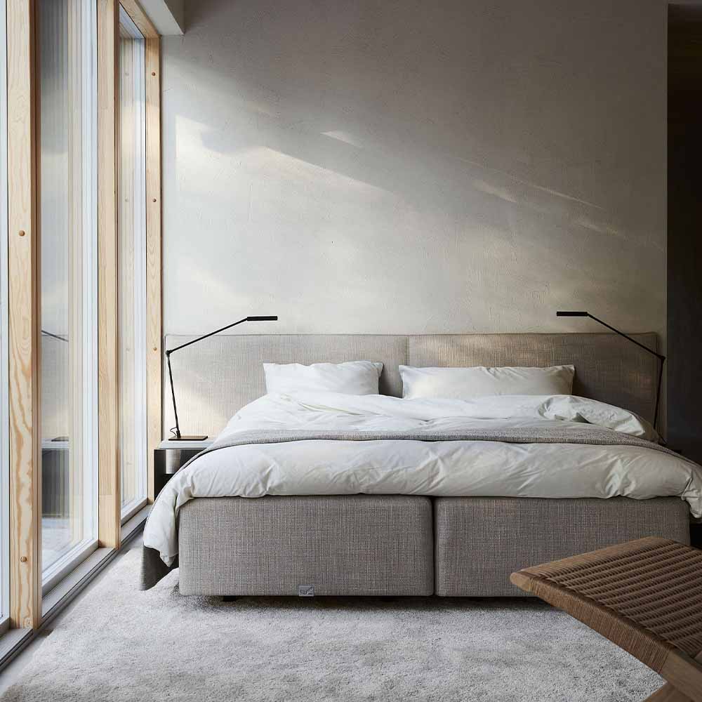 Viking Birka Simplicity Ramsäng Sängpaket 180×200 Beige