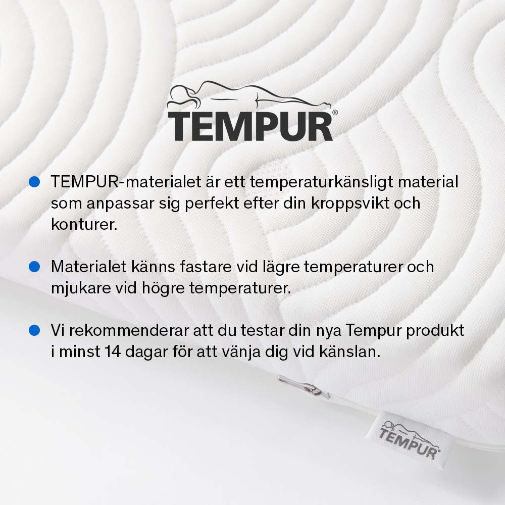 Tempur North Luxe Ramsäng 105×210 Blå