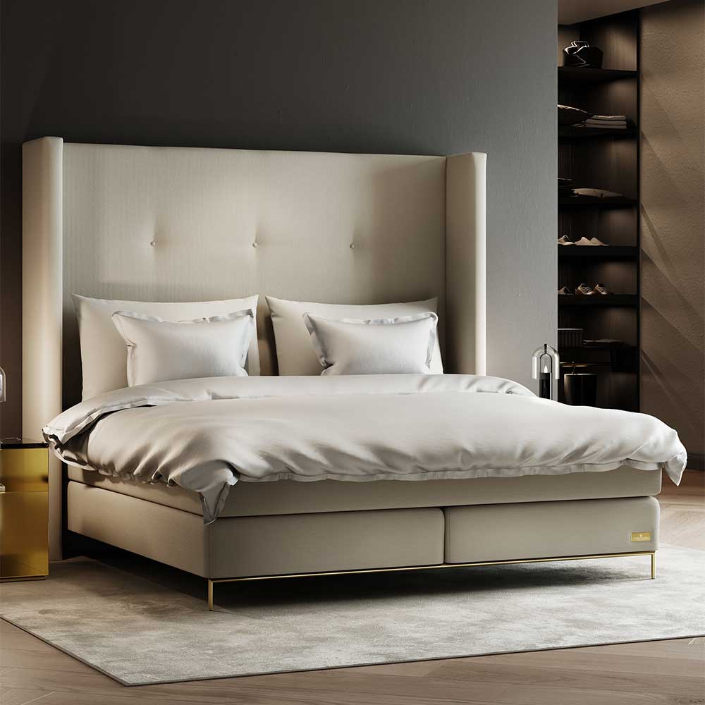 Carpe Diem Beds Sandö Kontinentalsäng 105×200 Grå