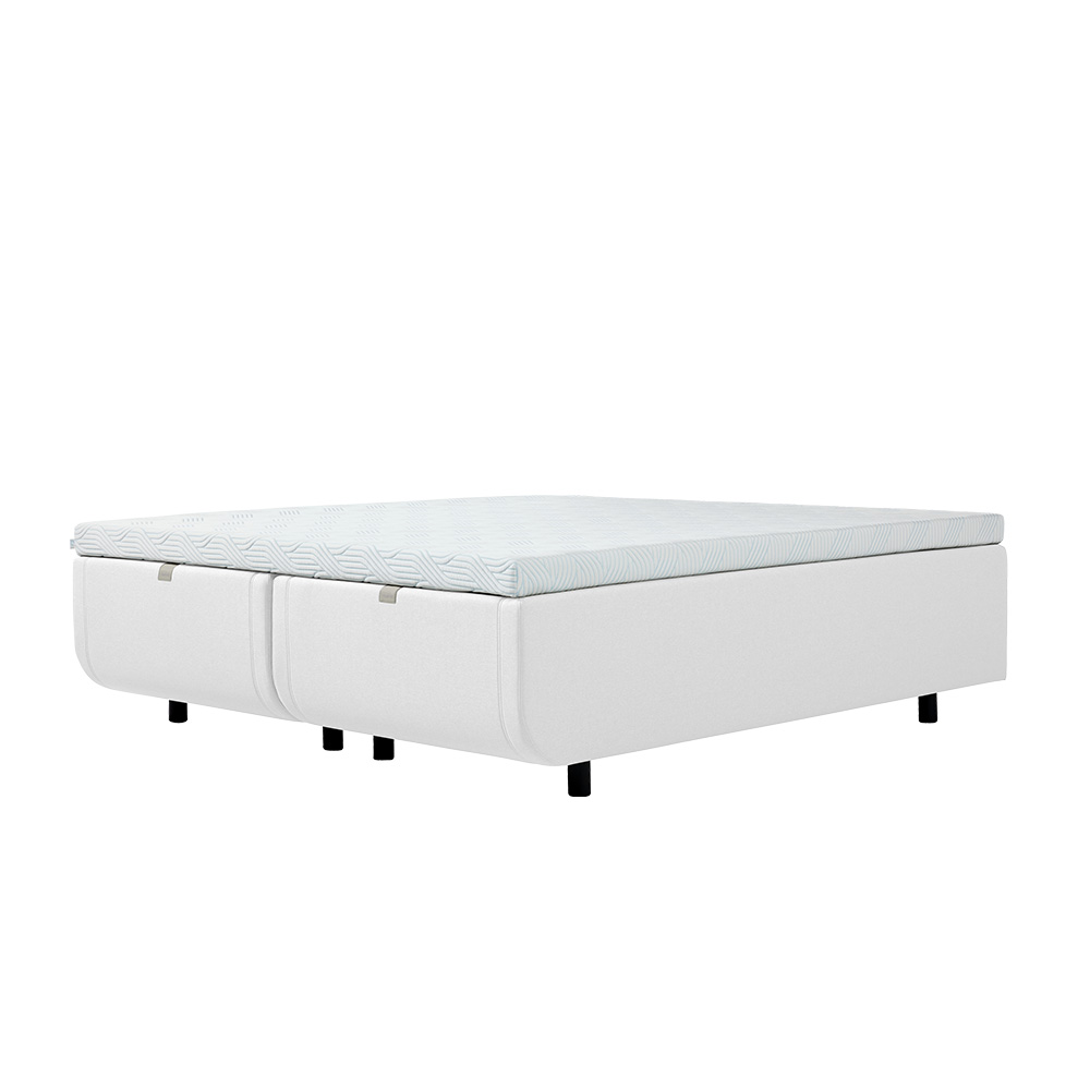 Tempur North Luxe SmartCool Ramsäng 80×200 Vit