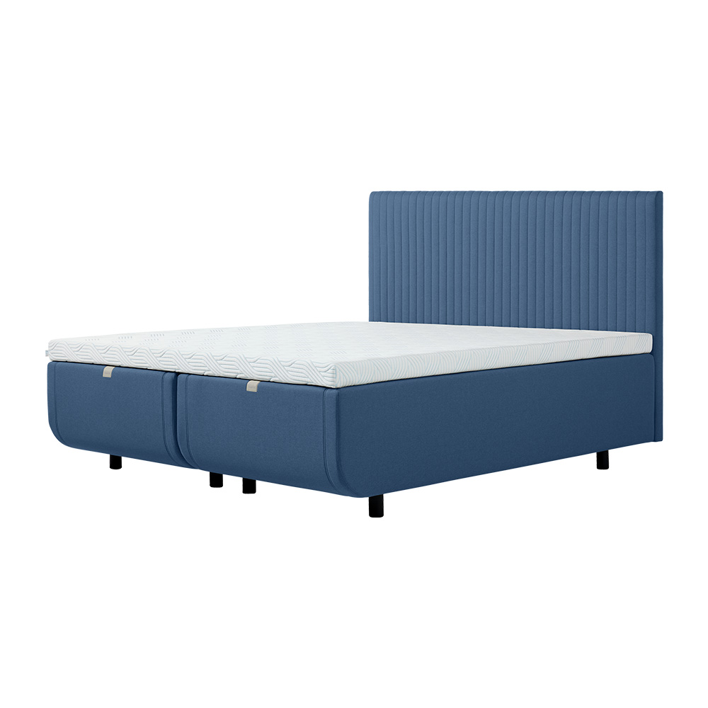 Tempur North Luxe SmartCool Ramsäng 105×210 Blå