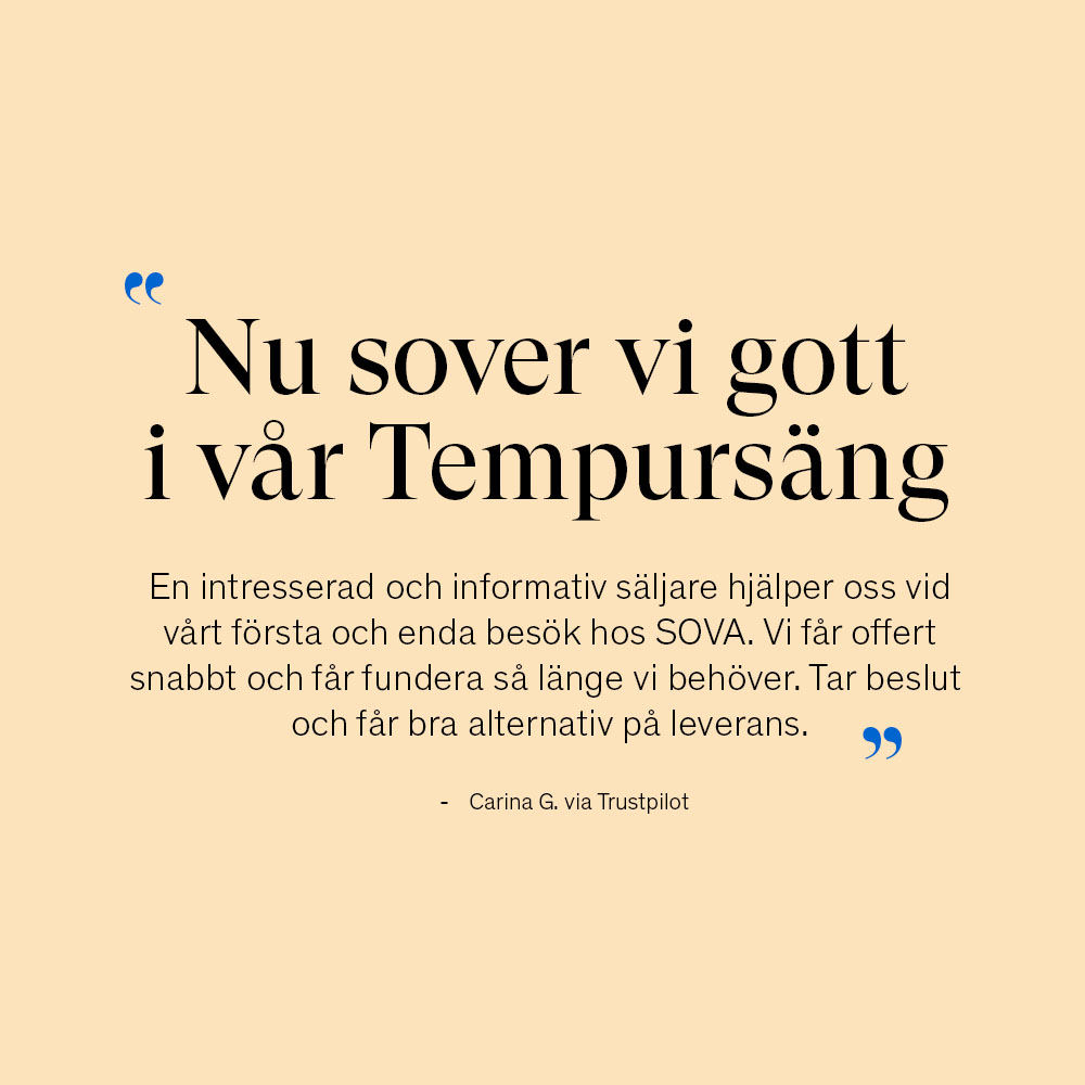 Tempur Relieve ONE Kontinentalsäng 180×200 Grå