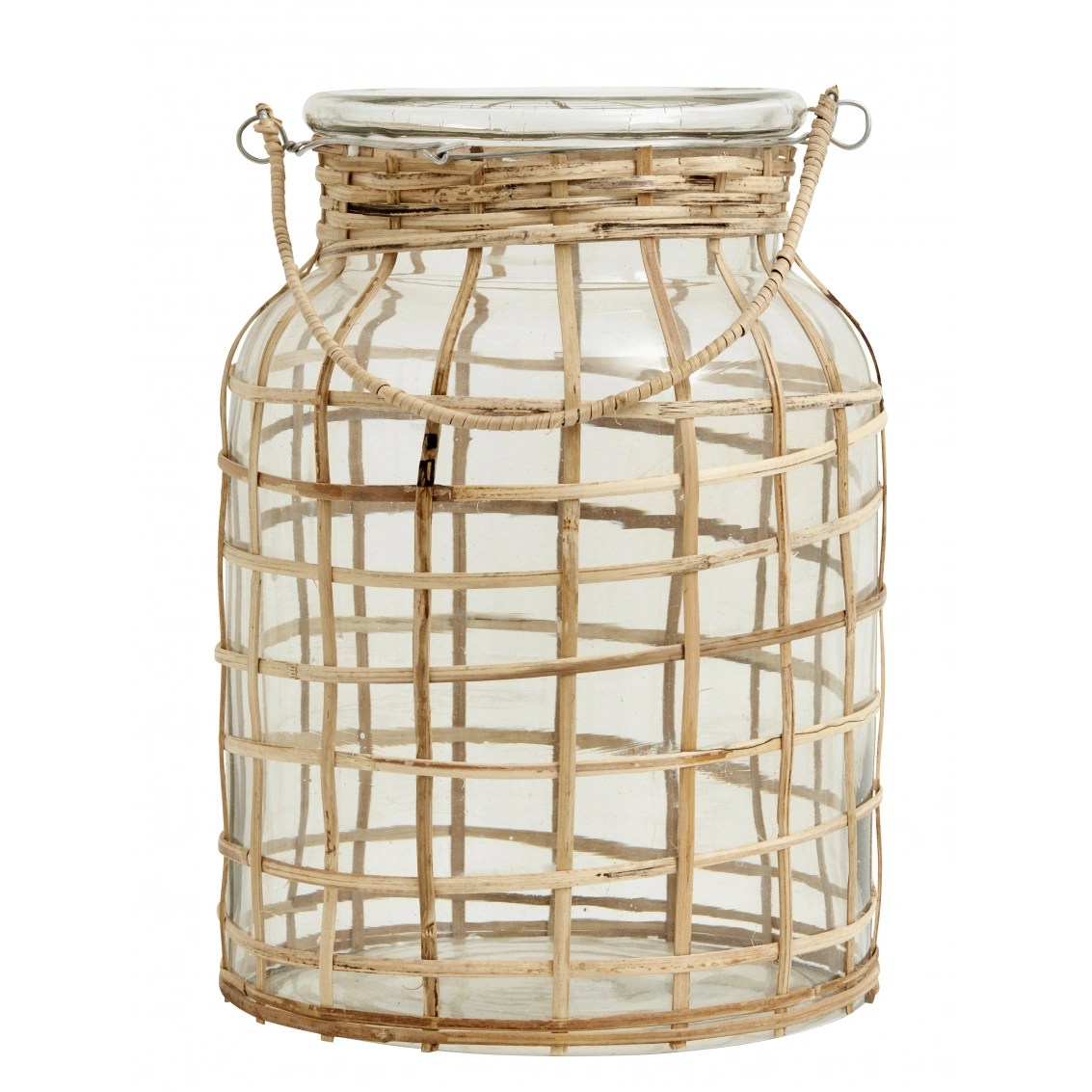 Nordal – BAMBOO ljuslykta i glas, large