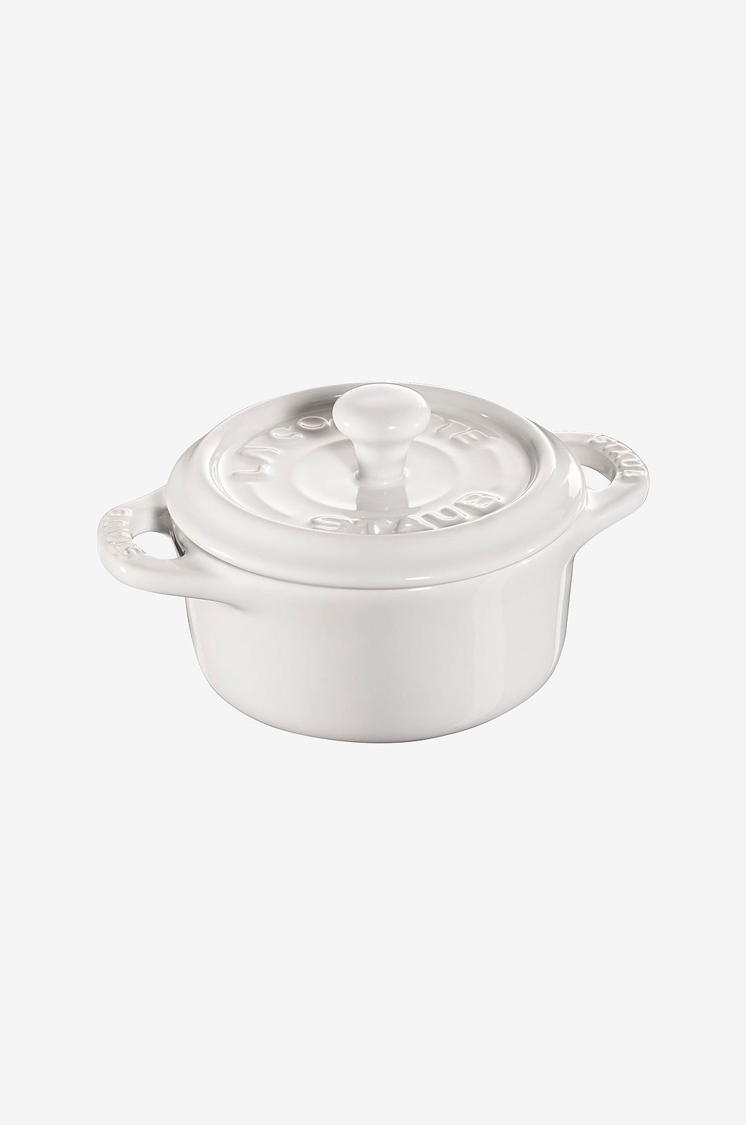 Staub – Minigryta rund 10 cm 0,2 l – Vit – Grytor & kastruller – Från Homeroom