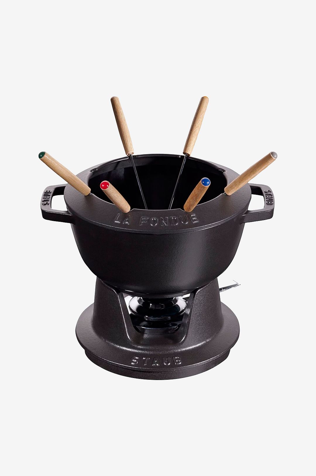 Staub – Fondueset 20 cm, 2,35 l – Svart – Grytor & kastruller – Från Homeroom