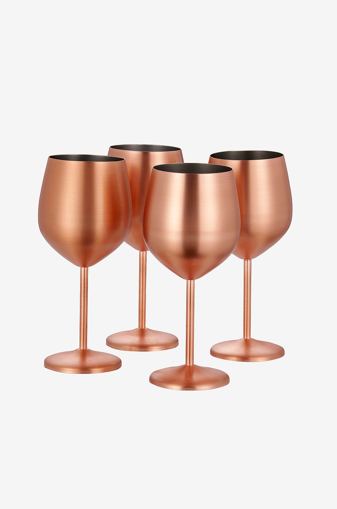 Oak & Steel – Vinglas matt 4-pack – Rosa – Vinglas – Från Homeroom